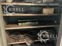 Stahlblechschrank mit Inhalt