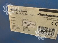 Bandschleifmaschine, METALLKRAFT - 2